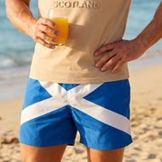 Saltire Swim Shorts – Men’s Scottish Flag Swimwear - Heritage Of Scotland - S