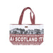 Scotland Bag Canvas - Heritage Of Scotland - BURGUNDY