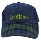 Scotland Baseball Cap – Classic Navy Cap with Embroidered Text (Adult) - Heritage Of Scotland - Black Watch