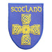 Scotland Blue Celtic Cross Patch - Heritage Of Scotland - NA