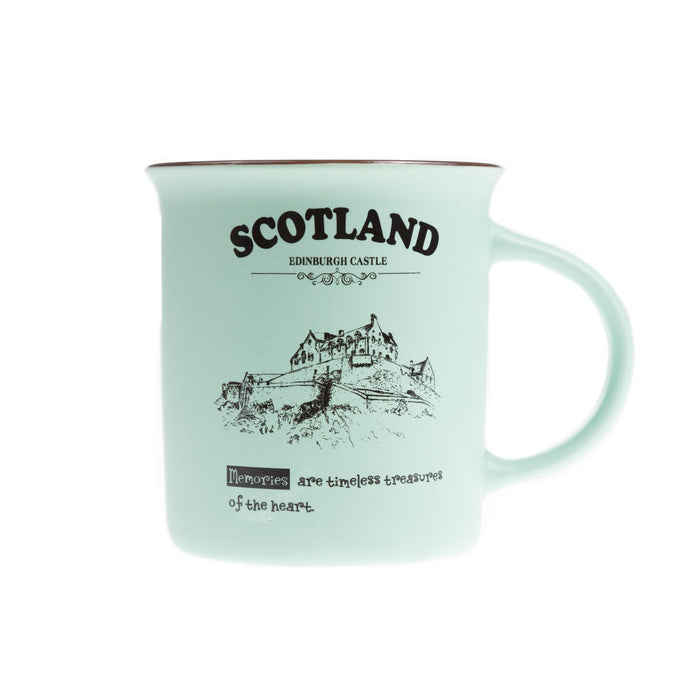 Scotland Castle Bone China Mug Matt - Heritage Of Scotland - MINT