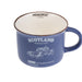 Scotland Castle Bone China Mug Matt - Heritage Of Scotland - NAVY