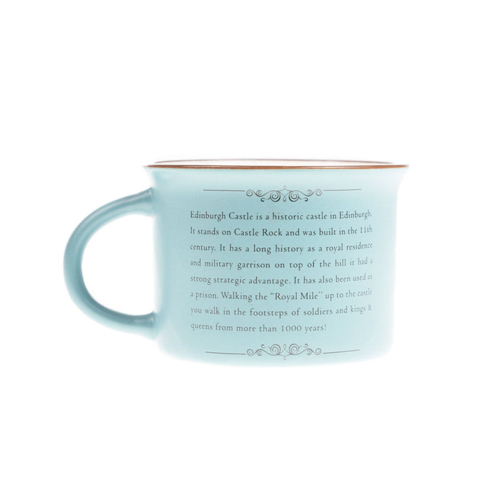 Scotland Castle Bone China Mug Matt - Heritage Of Scotland - TILL