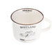 Scotland Castle Bone China Mug Matt - Heritage Of Scotland - WHITE