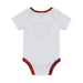 Scotland Cow Babygrow - Heritage Of Scotland - WHITE/RED TARTAN TRIM