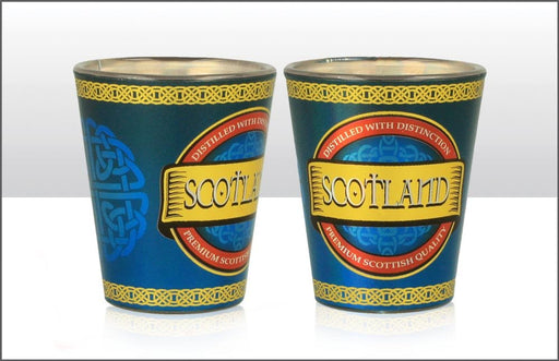 Scotland Distilled Foil Shot Glass - Heritage Of Scotland - N/A