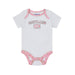 Scotland Flag Babygrow - Heritage Of Scotland - WHITE/PINK TARTAN TRIM