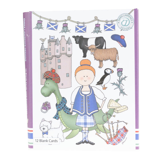 Scotland Keepsake 12 Notecards - Heritage Of Scotland - NA