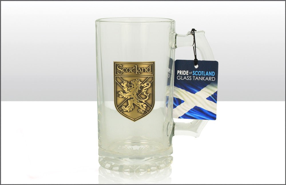 Scotland Lion Metal Plaque Pin Tankard - Heritage Of Scotland - N/A