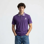 Scotland Lion Rampant Embroidered Polo Shirt – Purple - Heritage Of Scotland - XS