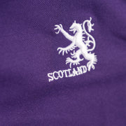 Scotland Lion Rampant Embroidered Polo Shirt – Purple - Heritage Of Scotland - XS