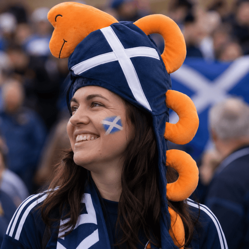 Scotland Nessie Hat – Novelty Loch Ness Monster Scottish Saltire Fan Hat - Heritage Of Scotland - 