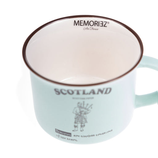 Scotland Piper Bone China Mug Matt - Heritage Of Scotland - MINT