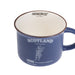 Scotland Piper Bone China Mug Matt - Heritage Of Scotland - NAVY