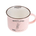 Scotland Piper Bone China Mug Matt - Heritage Of Scotland - PINK