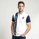 Scotland Richard Polo Shirt White - Navy - Heritage Of Scotland - WHITE/NAVY / S