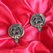 Scott Clan Badge, Kilt Pin, Lapel Pin, Cufflinks, Keyring/Key Fob & Gift Set — Fine Pewter by Art Pewter — Made in Scotland (Shiny Finish) - Heritage Of Scotland - Cufflinks