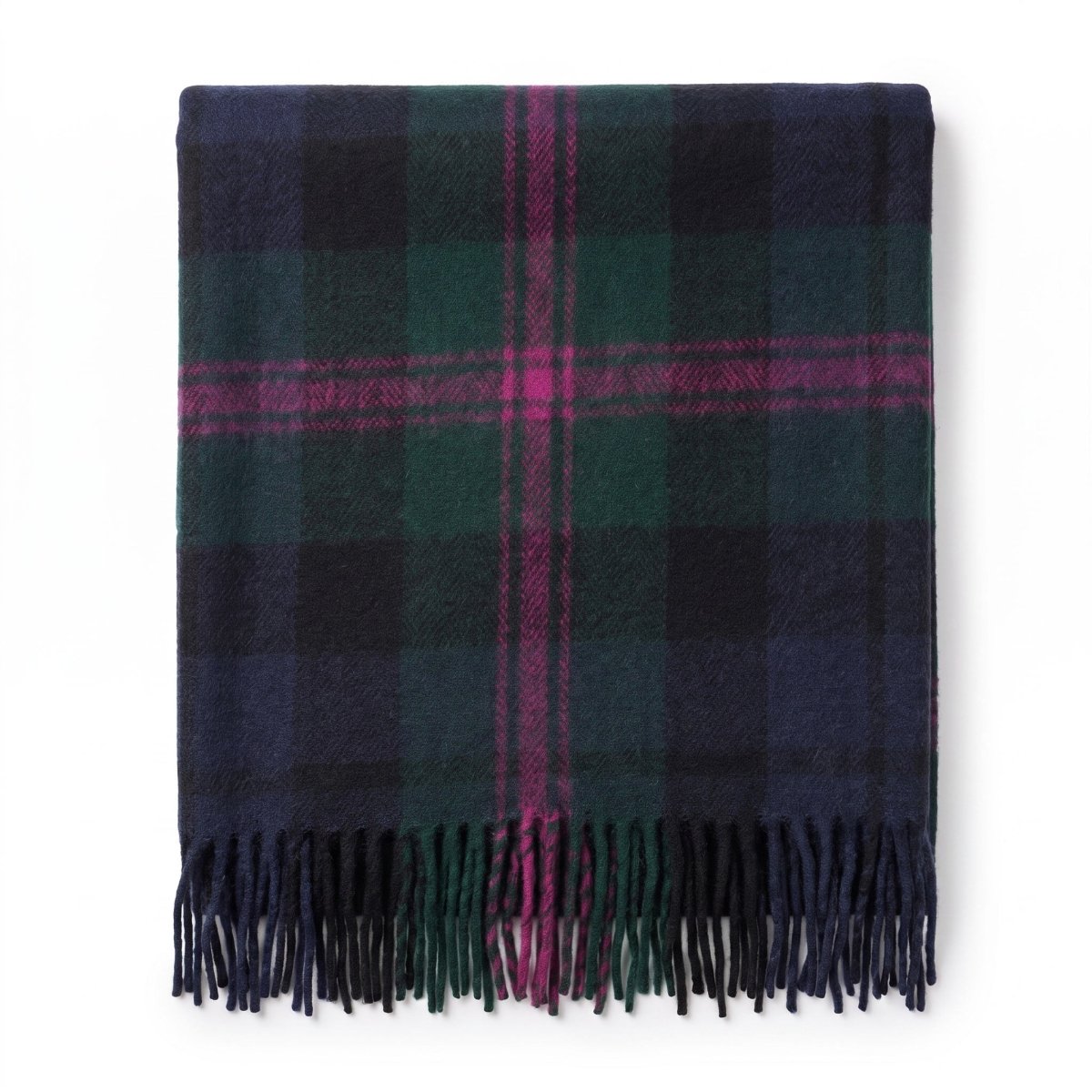 Scottish Highland Tartan Wool Blend Blanket Throw - BAIRD - Heritage Of Scotland -