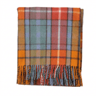 Scottish Highland Tartan Wool Blend Blanket Throw - BUCHANAN ANCIENT - Heritage Of Scotland -