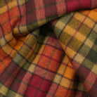 Scottish Highland Tartan Wool Blend Blanket Throw - BUCHANAN AUTUMN - Heritage Of Scotland -