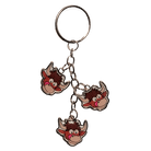 Scottish Keyrings – Metal & Charm Keyrings with Puffin, Coo, Nessie & More - Heritage Of Scotland - Highland Coo Charm