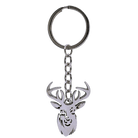 Scottish Keyrings – Metal & Charm Keyrings with Puffin, Coo, Nessie & More - Heritage Of Scotland - Highland stag head