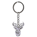 Scottish Keyrings – Metal & Charm Keyrings with Puffin, Coo, Nessie & More - Heritage Of Scotland - Highland stag head