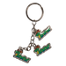 Scottish Keyrings – Metal & Charm Keyrings with Puffin, Coo, Nessie & More - Heritage Of Scotland - Nessie Charm