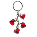 Scottish Keyrings – Metal & Charm Keyrings with Puffin, Coo, Nessie & More - Heritage Of Scotland - Tartan Heart Charm