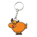 Scottish Metal & Epoxy Keyrings – Piper, Nessie, Bagpipes or Coo - Heritage Of Scotland - Highland Coo