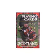 Scottish Playing Cards – Castles, Piper, Highland Coo, or Westie Designs - Heritage Of Scotland - Tartan Piper