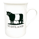 Scottish Porcelain Mugs – Highland Cow, Nessie, Tartan, Stag & More - Heritage Of Scotland - Belted Galloway