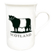 Scottish Porcelain Mugs – Highland Cow, Nessie, Tartan, Stag & More - Heritage Of Scotland - Belted Galloway