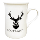 Scottish Porcelain Mugs – Highland Cow, Nessie, Tartan, Stag & More - Heritage Of Scotland - Highland Stag