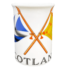 Scottish Porcelain Mugs – Highland Cow, Nessie, Tartan, Stag & More - Heritage Of Scotland - Scotland Crossed Flags