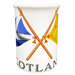 Scottish Porcelain Mugs – Highland Cow, Nessie, Tartan, Stag & More - Heritage Of Scotland - Scotland Crossed Flags