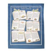 Scottish Recipes Kitchen Tea Towel - Heritage Of Scotland - NA
