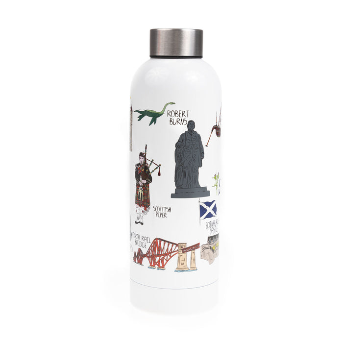 Scottish Sketch Drinks Bottle - Heritage Of Scotland - N/A