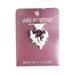 Scottish Thistle Brooch Dark Amethyst - Heritage Of Scotland - DARK AMETHYST