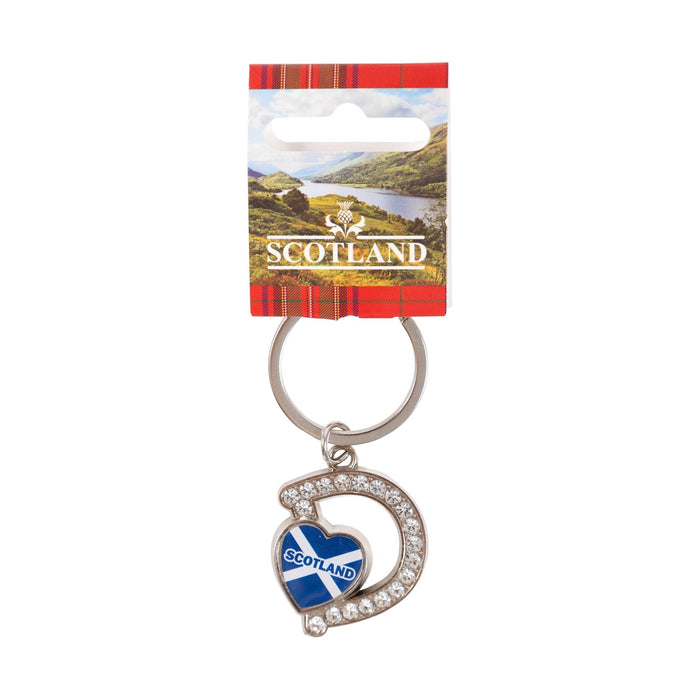 Sct Diamond Alpahbet Keyring - D - Heritage Of Scotland - NA