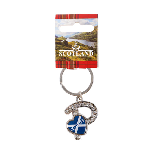 Sct Diamond Alpahbet Keyring - P - Heritage Of Scotland - NA