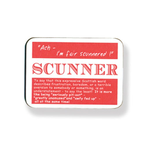 Scunner Dialect Coaster - Heritage Of Scotland - NA