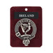 Shamrock Clan Badge, Kilt Pin, Lapel Pin, Cufflinks, Keyring/Key Fob & Gift Set — Fine Pewter by Art Pewter — Made in Scotland (Shiny Finish) - Heritage Of Scotland - Badge