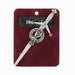 Shamrock Clan Badge, Kilt Pin, Lapel Pin, Cufflinks, Keyring/Key Fob & Gift Set — Fine Pewter by Art Pewter — Made in Scotland (Shiny Finish) - Heritage Of Scotland - Kilt Pin