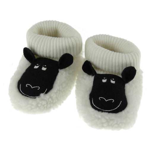 Sheep Bootees for Kids – Fun Baby Booties - Heritage Of Scotland - 0 - 6m