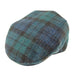 Shetland Wool Tartan Cap Black Watch - Heritage Of Scotland - BLACK WATCH