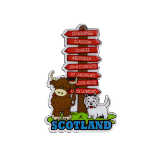 Signpost Magnet - Heritage Of Scotland - N/A