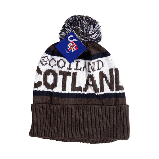 Ski Hat 3 Tone Scotland - Grey/Navy - Heritage Of Scotland - NA