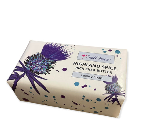 Sl Big Thistle Soap Bar - Highland Spice - Heritage Of Scotland - N/A