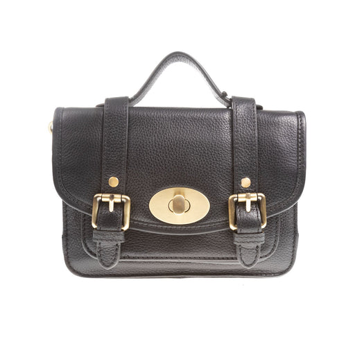 Small Satchel Black - Heritage Of Scotland - BLACK